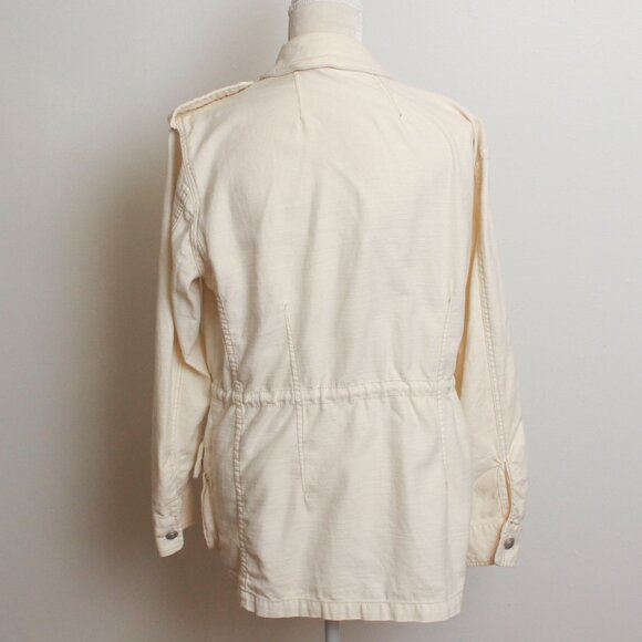 Free People Utility Jacket Women Medium Cream - Picture 12 of 12